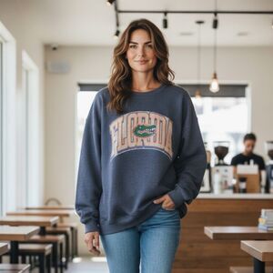 Upcycled Handmade Sweatshirt Florida Gators